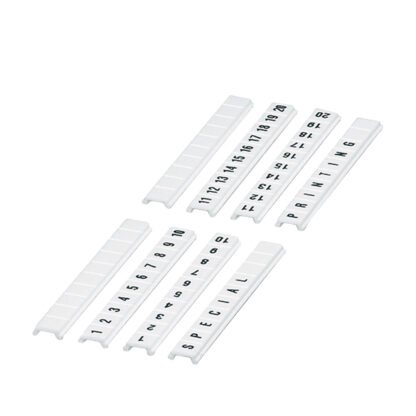 0808671:0001 — MARKER NUM 1-10 WHITE 1=1STRIP — Phoenix Contact