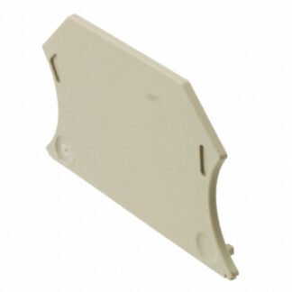 1050000000 — CONN TERM BLK END PLATE RAIL BG — Weidmuller