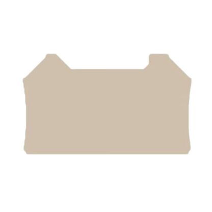 1905150000 — CONN TERM BLK END PLATE BEIGE — Weidmuller