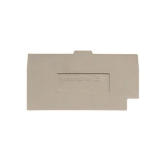 1933790000 — CONN TERM BLK END PLATE BEIGE — Weidmuller