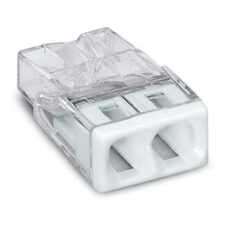 2273-202 — PUSHWIRE SPLICING CONNECTOR; 2- — WAGO