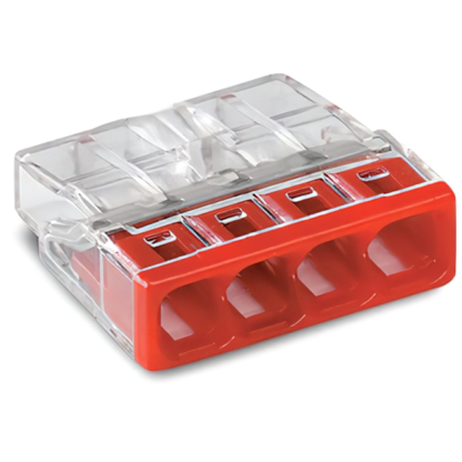 2273-204 — PUSHWIRE SPLICING CONNECTOR; 4- — WAGO