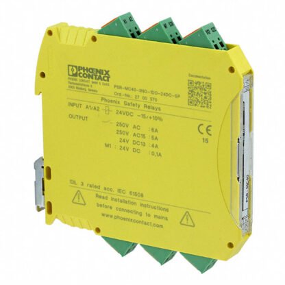 2700570 — RELAY SAFETY 3PST 6A 24V — Phoenix Contact