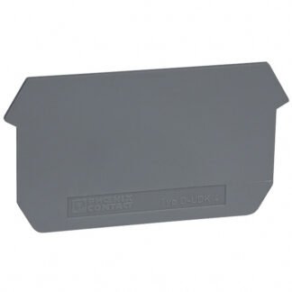2775113 — CONN TERM BLK END PLATE RAIL GRY — Phoenix Contact