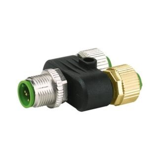 7000-41121-0000000 — T COUPLER M12 MALE / M12 FEMALE — Murr Elektronik