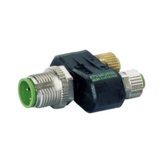 7000-41211-0000000 — T-COUPLER SLIMLINE M12 MALE / 2X — Murr Elektronik