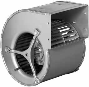 D1G160-DA19-52 — Moto-turbine centrifuge double ouïe ebm-papst, Ø160 mm, technologie EC (GreenTech) — ebm-papst