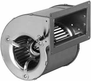 D2E097-CH85-02 — Moto-turbine centrifuge double ouïe ebm-papst, Ø097 mm, technologie AC monophasé — ebm-papst