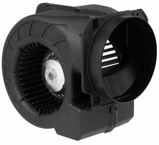 D2E146-KB27-01 — Moto-turbine centrifuge double ouïe ebm-papst, Ø146 mm, technologie AC monophasé — ebm-papst