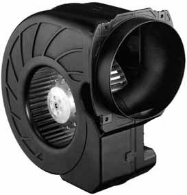 D2E160-FK11-02 — Moto-turbine centrifuge double ouïe ebm-papst, Ø160 mm, technologie AC monophasé — ebm-papst