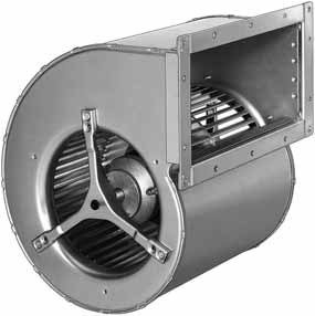 D6E225-FB07-02 — Moto-turbine centrifuge double ouïe ebm-papst, Ø225 mm, technologie AC monophasé — ebm-papst