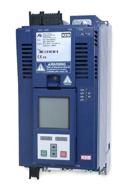 14F6P52-3941 — Variateur de fréquence KEB COMBIVERT F6 Pro SM5 (IP20), 7,5 kW, 400 V, triphasé, 16,5 A — KEB