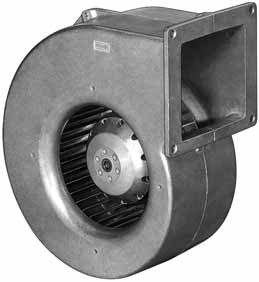 G2E140-AI28-01 — Ventilateur centrifuge pales incurvées vers l'avant (ouïe simple) ebm-papst, Ø140 mm, technologie AC monophasé — ebm-papst