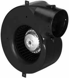 G2E140-NL33-01 — Ventilateur centrifuge pales incurvées vers l'avant (ouïe simple) ebm-papst, Ø140 mm, technologie AC monophasé — ebm-papst