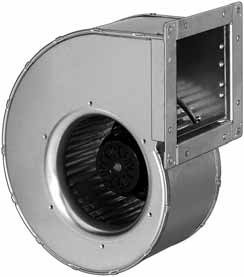 G4E180-GS11-01 — Ventilateur centrifuge pales incurvées vers l'avant (ouïe simple) ebm-papst, Ø180 mm, technologie AC monophasé — ebm-papst