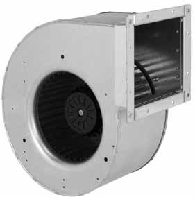 G4E250-DA09-03 — Ventilateur centrifuge pales incurvées vers l'avant (ouïe simple) ebm-papst, Ø250 mm, technologie AC monophasé — ebm-papst