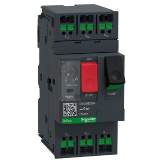 GV2ME05A — TESYS GV2 MMC 1A PB SNAP-IN — Schneider Electric