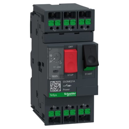 GV2ME21A — TESYS GV2 MMC 23A PB SNAP-IN — Schneider Electric