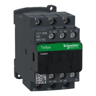 LC1D09ND — TESYS CONTACTOR 3P AC3 9A 60VDC — Schneider Electric