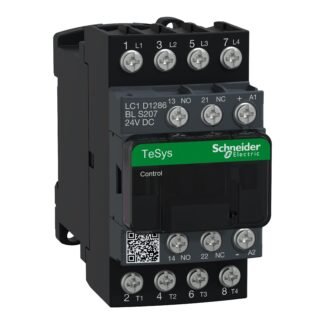 LC1D1286BLS207 — 4P CONT 25A AC-1-2NO 2NC 24VDC R — Schneider Electric