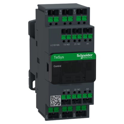 LC1D18AF7 — DECA CONTACTOR 18A 3P 110V AC SN — Schneider Electric