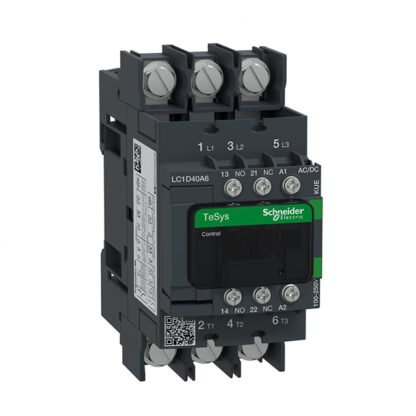 LC1D40A6KUE — TESYSCTR3P40A AC3NO+NC100-250V A — Schneider Electric