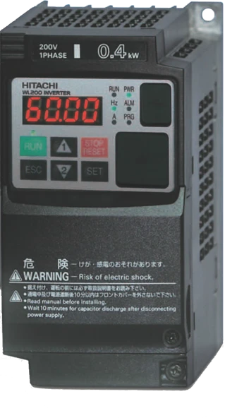 WL200-015HFE — Variateur de fréquence Hitachi WL200 1,5 kW 3~ 400 V (série discontinuée) — Hitachi