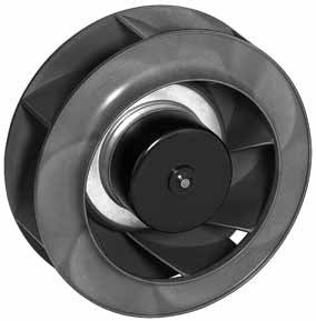 R1G190-AB27-02 — Ventilateur centrifuge pales incurvées vers l'arrière ebm-papst, Ø190 mm, technologie EC (GreenTech) — ebm-papst