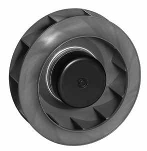 R1G220-AB73-52 — Ventilateur centrifuge pales incurvées vers l'arrière ebm-papst, Ø220 mm, technologie EC (GreenTech) — ebm-papst