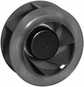 R1G225-AF11-52 — Ventilateur centrifuge pales incurvées vers l'arrière ebm-papst, Ø225 mm, technologie EC (GreenTech) — ebm-papst