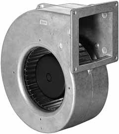 R3G146-AB72-01 — Ventilateur centrifuge pales incurvées vers l'arrière ebm-papst, Ø146 mm, technologie EC (GreenTech) — ebm-papst