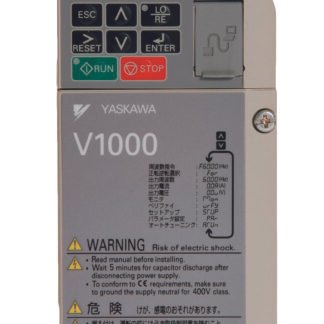 CIMR-VC4A0001BAA — Variateur de fréquence Yaskawa V1000 compact, 0,4 kW, 380-480 V, triphasé, 1,2 A — Yaskawa