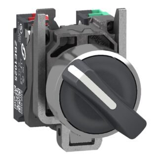 XB4BD255 — METAL SS 2-POS STAY PUT 1NO+1NC — Schneider Electric