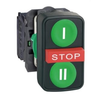 XB5AA731327 — HARMONY XB5, TRIPLE-HEADED PUSH — Schneider Electric