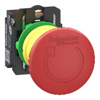 XB5AS84425 — PLASTIC D40 E-STOP TTR 1 NC PUSH — Schneider Electric